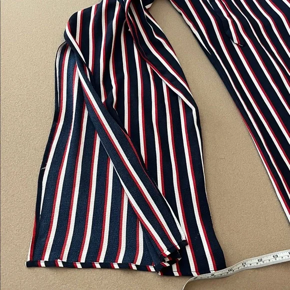 Monteau Sleeveless Striped Jumpsuit- S - Picture 9 of 10